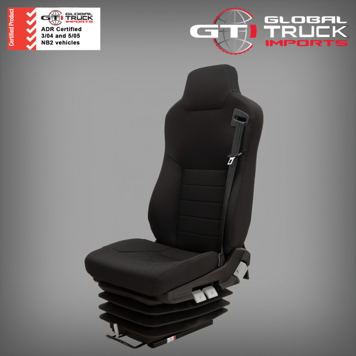 Premium Passenger Dual-Steer Air Ride Suspension Seat With Seat Belt