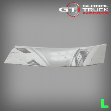 Chrome Front Panel Garnish L/H - Hino Dutro 300 Series XZU3 XKU4 XZU4 2003 to 2011