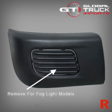 Bumper Corner R/H - Mitsubishi Canter FEB FEC FGB 2011 to 2023